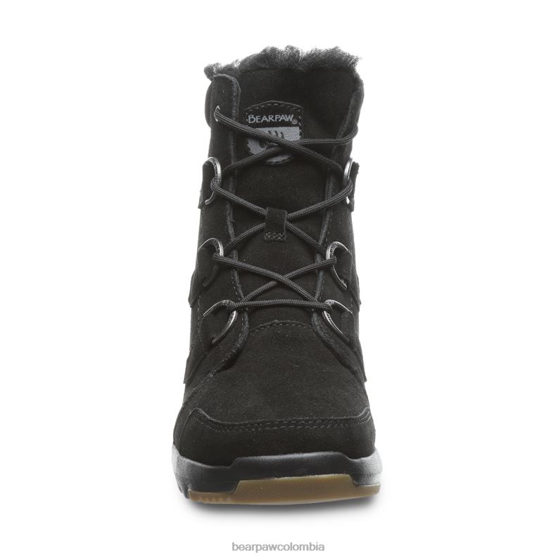 BEARPAW 8B2H19 botas negro mujer tira