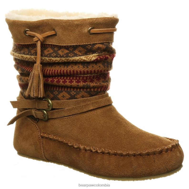 BEARPAW 8B2H200 botas nuez dura mujer cian