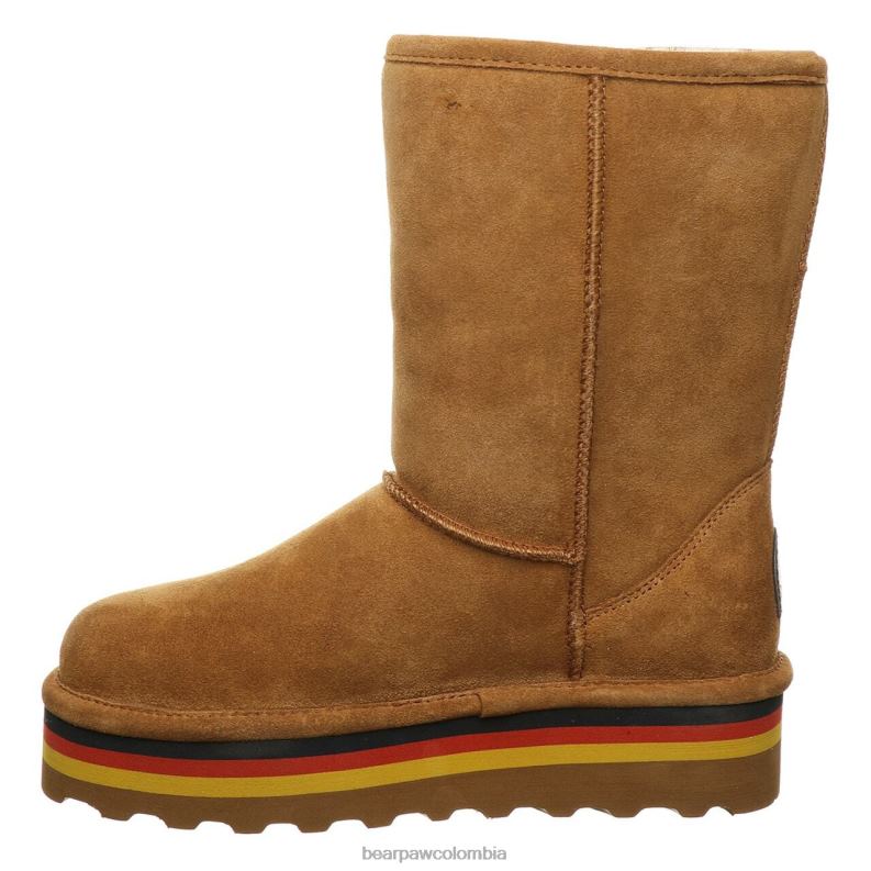 BEARPAW 8B2H212 botas nuez dura mujer ella retro