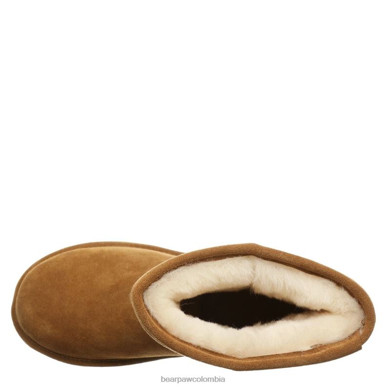 BEARPAW 8B2H212 botas nuez dura mujer ella retro