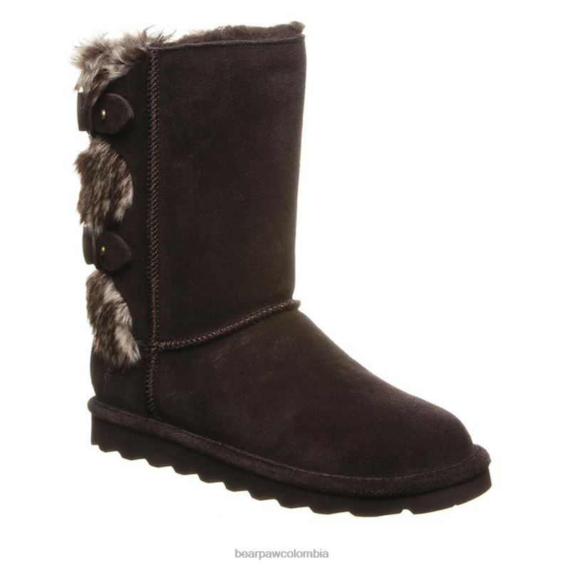 BEARPAW 8B2H214 botas chocolate mujer eloise ancho