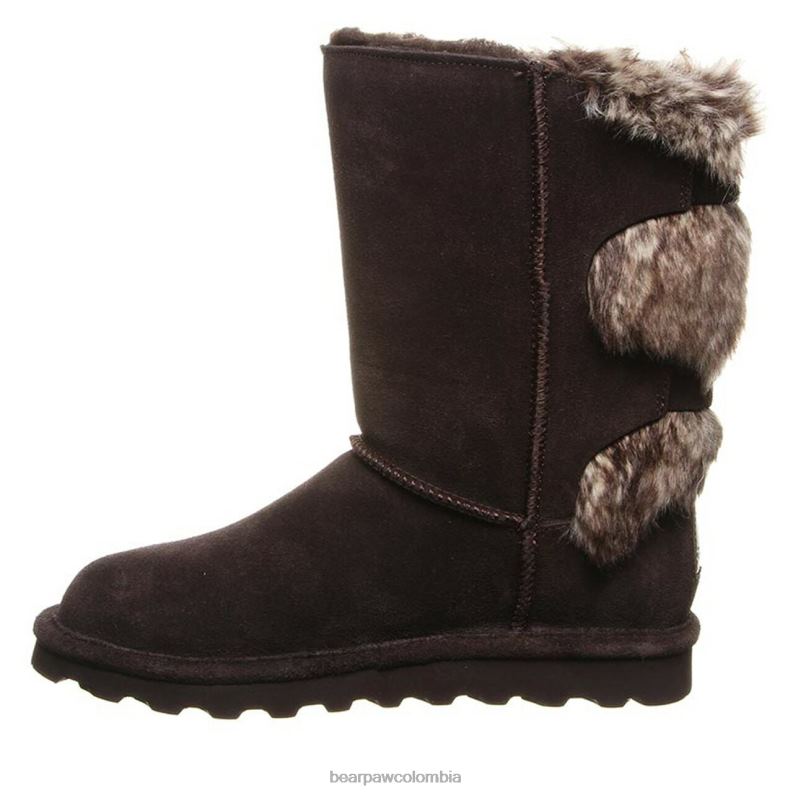 BEARPAW 8B2H214 botas chocolate mujer eloise ancho