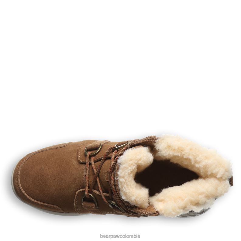 BEARPAW 8B2H21 botas nuez dura mujer tira