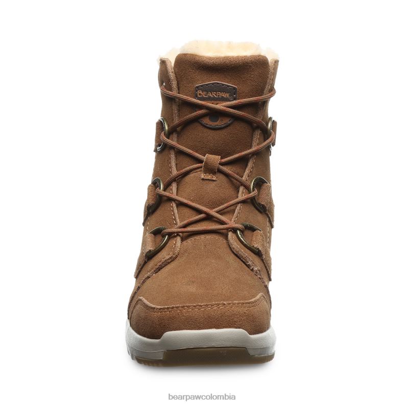BEARPAW 8B2H21 botas nuez dura mujer tira