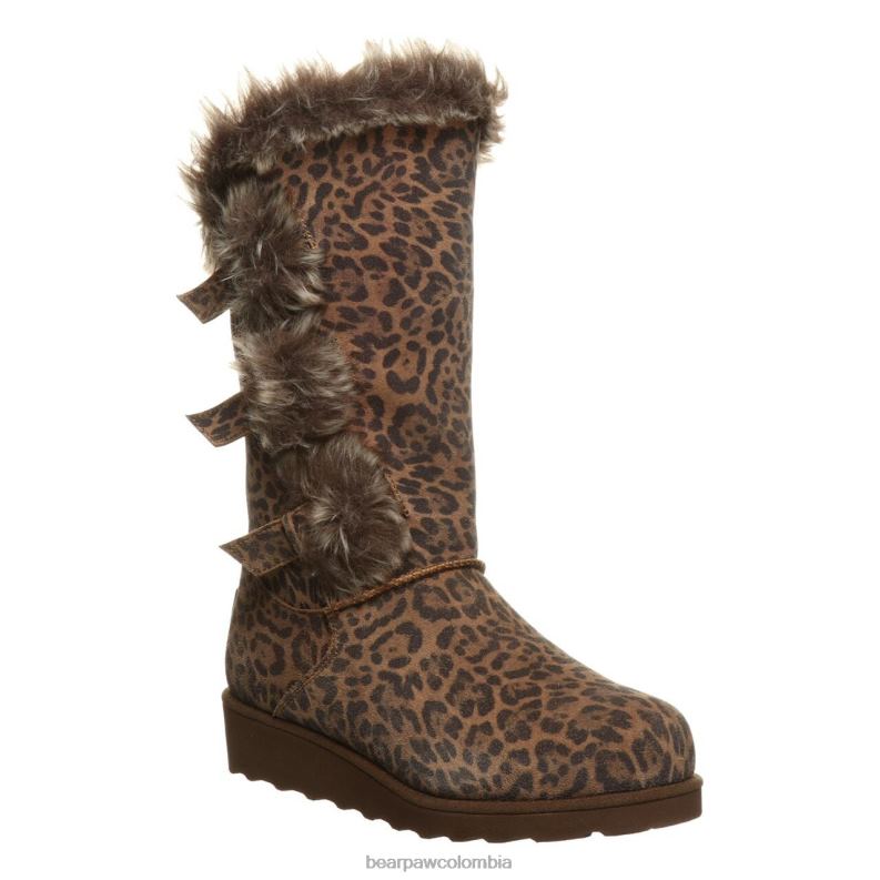 BEARPAW 8B2H227 botas leopardo mujer genevieve
