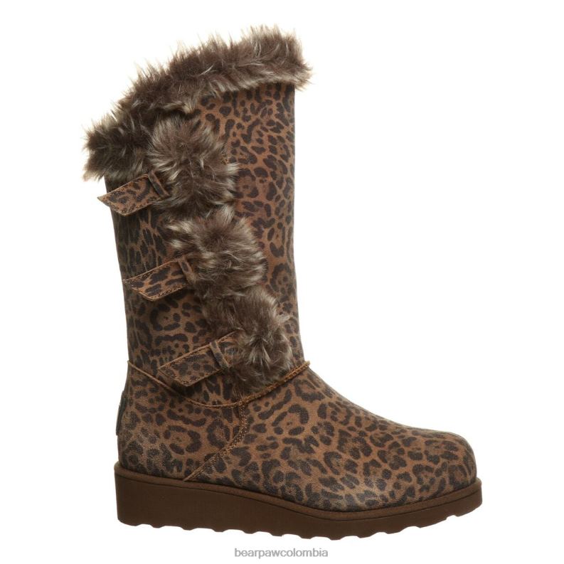 BEARPAW 8B2H227 botas leopardo mujer genevieve