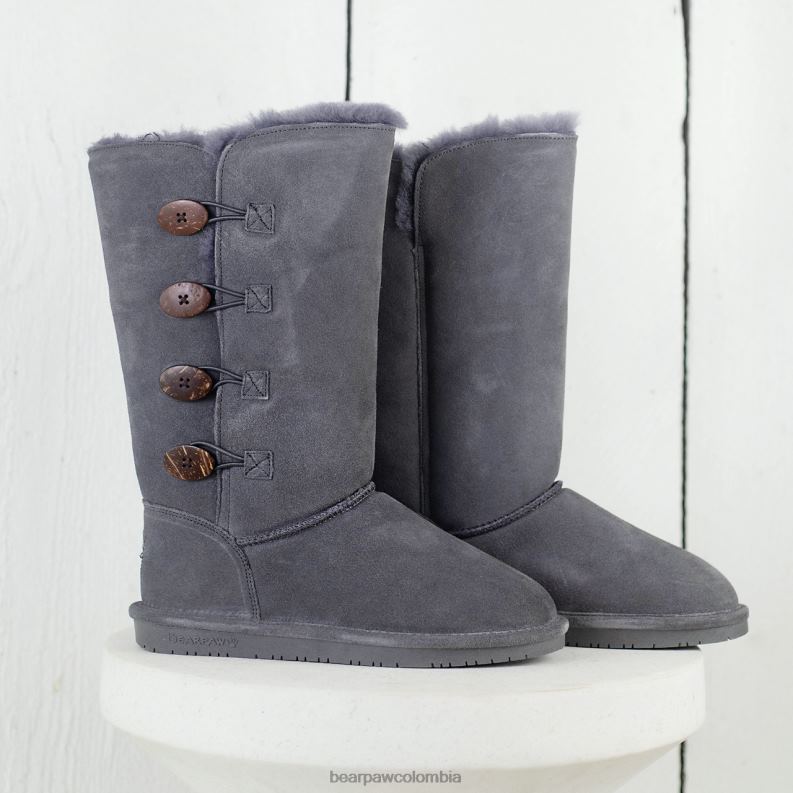BEARPAW 8B2H229 botas carbón mujer lori