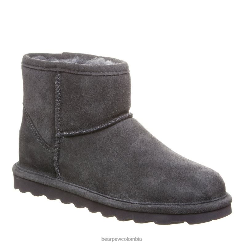 BEARPAW 8B2H238 botas carbón mujer alyssa ancho