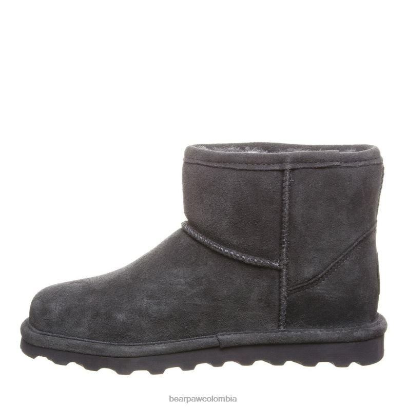 BEARPAW 8B2H238 botas carbón mujer alyssa ancho