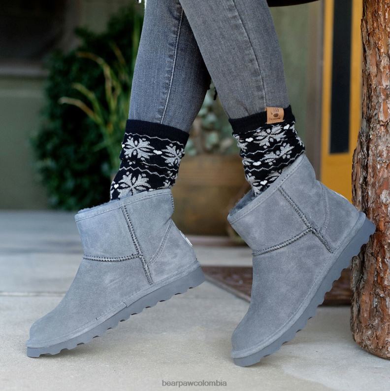 BEARPAW 8B2H239 botas carbón mujer alyssa