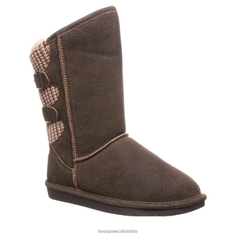 BEARPAW 8B2H256 botas castaño angustiado mujer boshie ancho