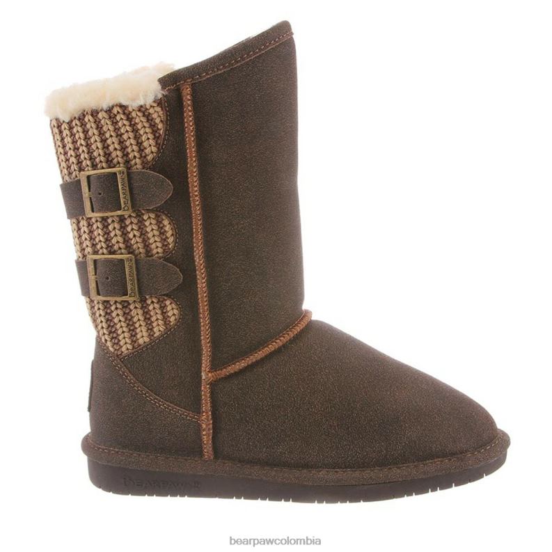 BEARPAW 8B2H257 botas castaño angustiado mujer boshi