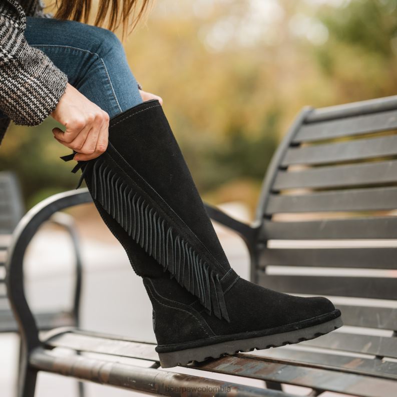 BEARPAW 8B2H25 botas negro mujer tamara