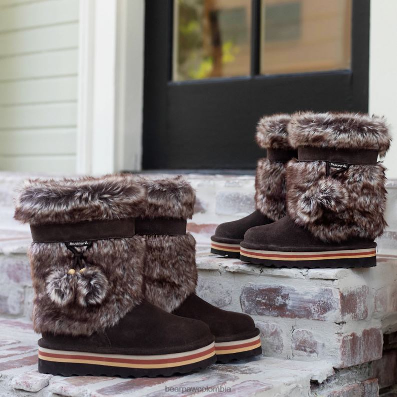 BEARPAW 8B2H26 botas chocolate mujer tama retro