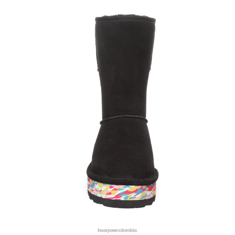 BEARPAW 8B2H37 botas negro múltiple mujer ella retro