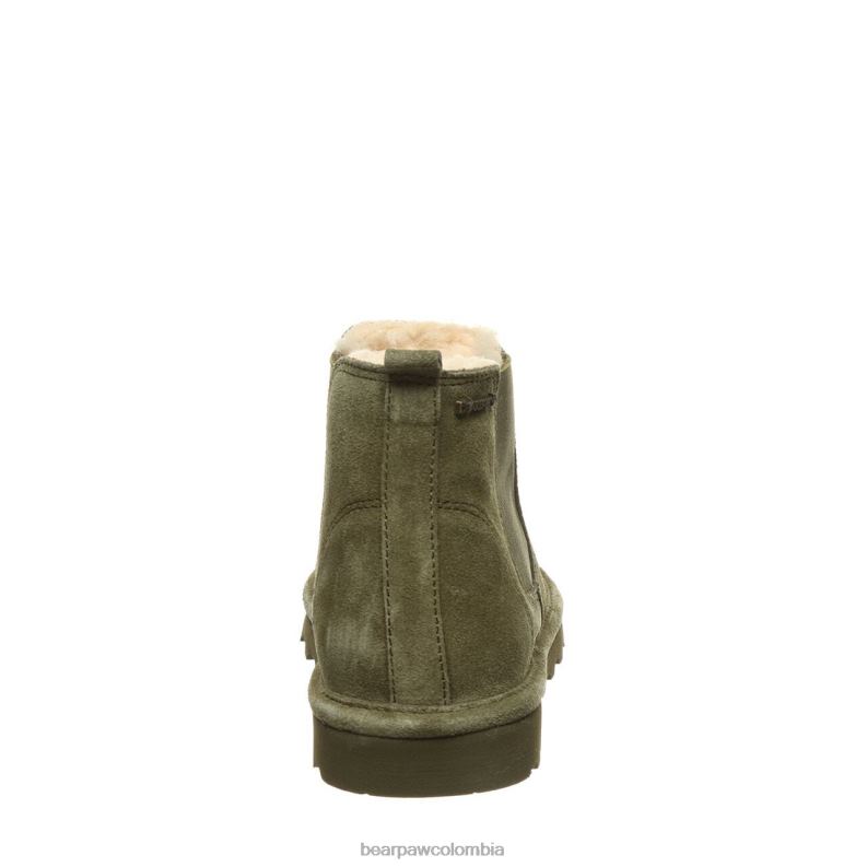 BEARPAW 8B2H49 botas oliva oscuro mujer dibujó