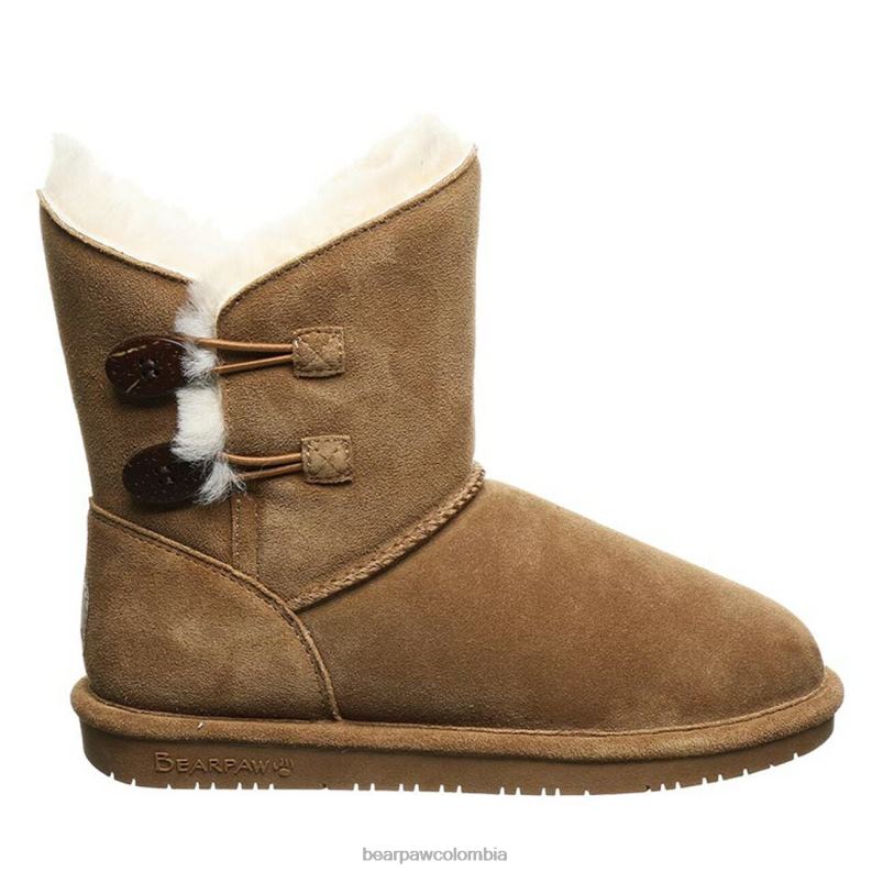 BEARPAW 8B2H54 botas nuez dura mujer rosalina