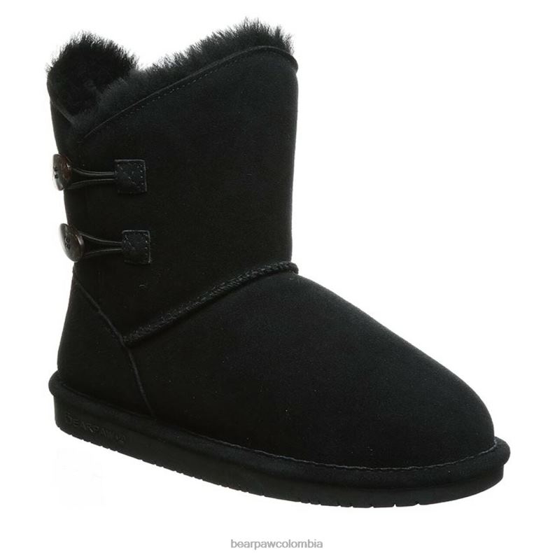 BEARPAW 8B2H55 botas negro mujer rosalina