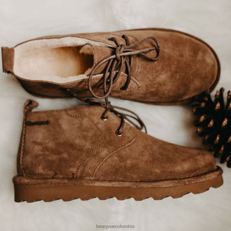 BEARPAW 8B2H56 botas nuez dura mujer cielo ancho