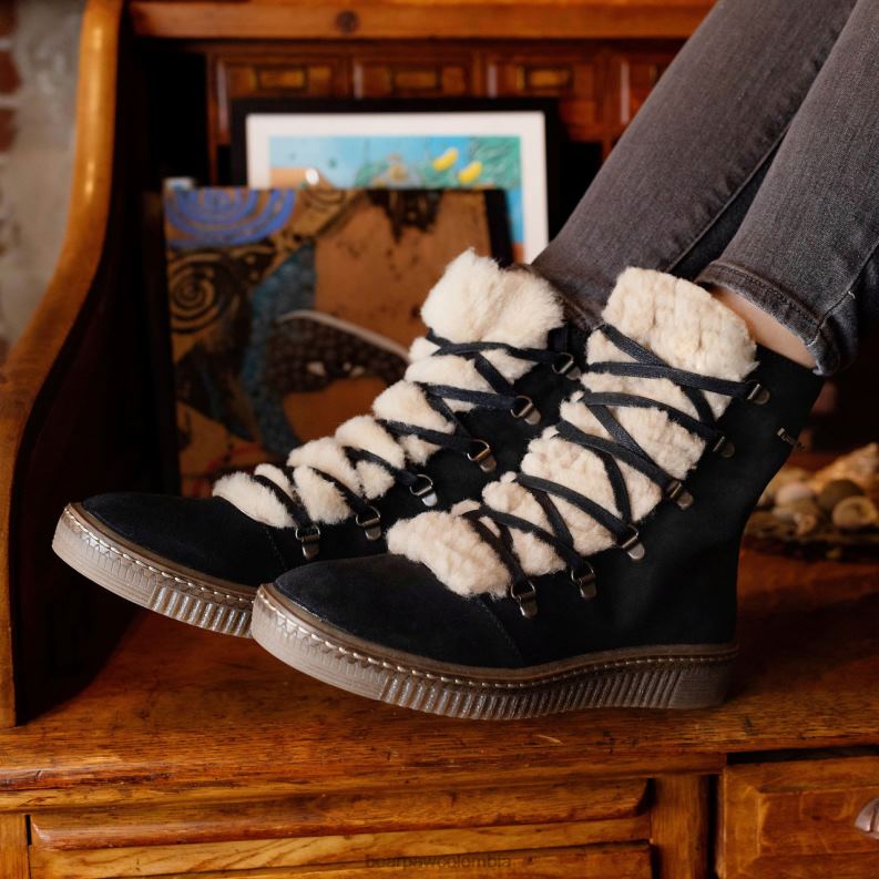 BEARPAW 8B2H5 botas negro mujer celeste