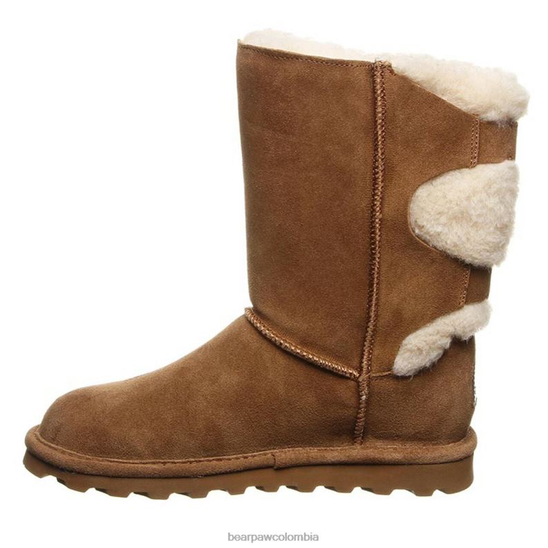 BEARPAW 8B2H62 botas nogal americano/champán mujer eloise ancho