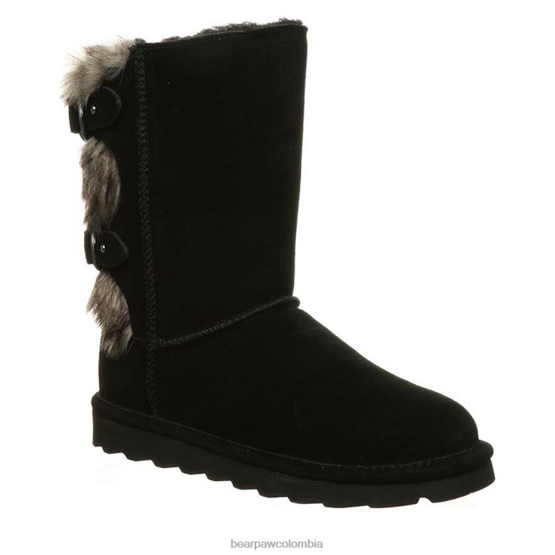 BEARPAW 8B2H63 botas negro mujer eloise ancho