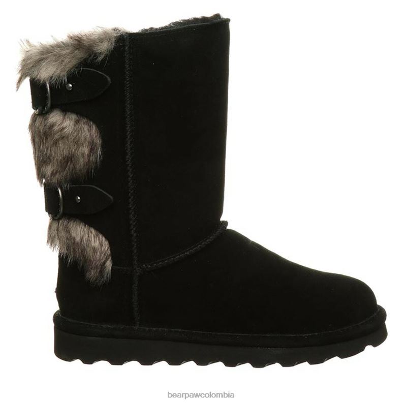 BEARPAW 8B2H63 botas negro mujer eloise ancho