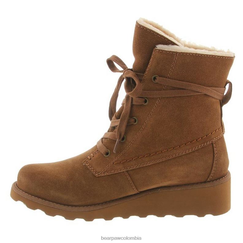 BEARPAW 8B2H64 botas nuez dura mujer krista ancho