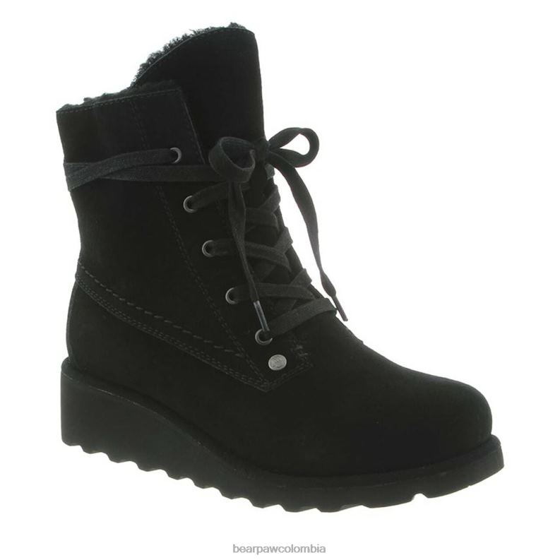 BEARPAW 8B2H65 botas negro mujer krista ancho