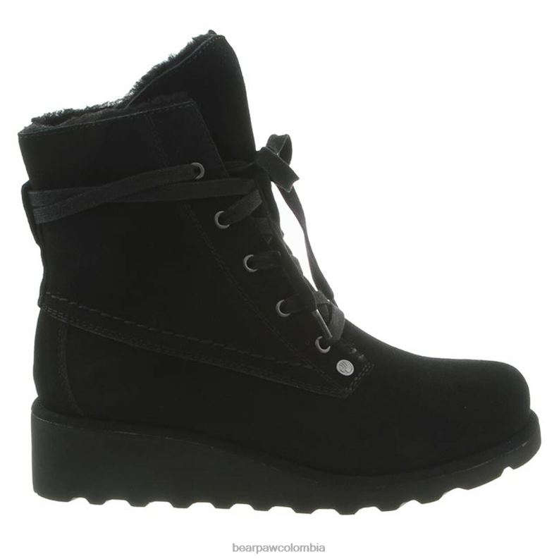 BEARPAW 8B2H65 botas negro mujer krista ancho