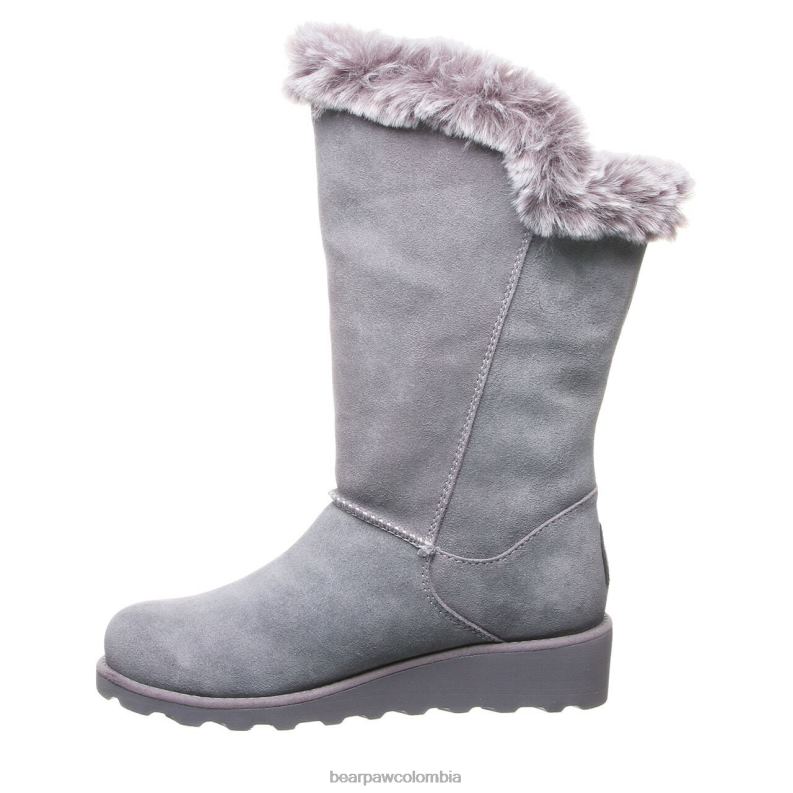 BEARPAW 8B2H69 botas niebla gris mujer genevieve