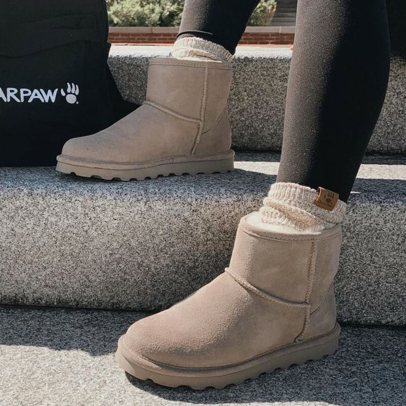 BEARPAW 8B2H81 botas champiñón mujer alyssa