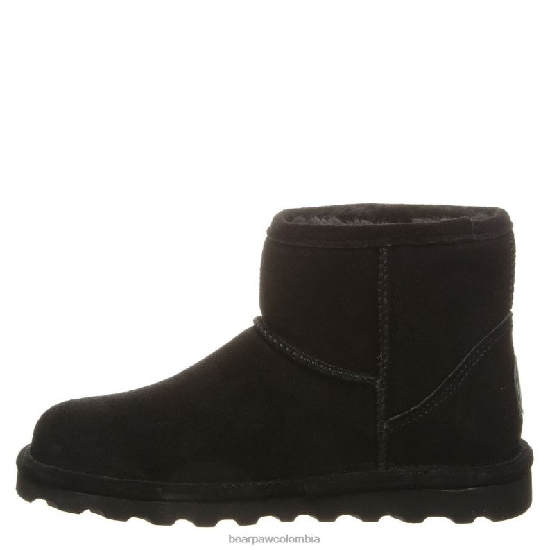 BEARPAW 8B2H83 botas negro mujer alyssa