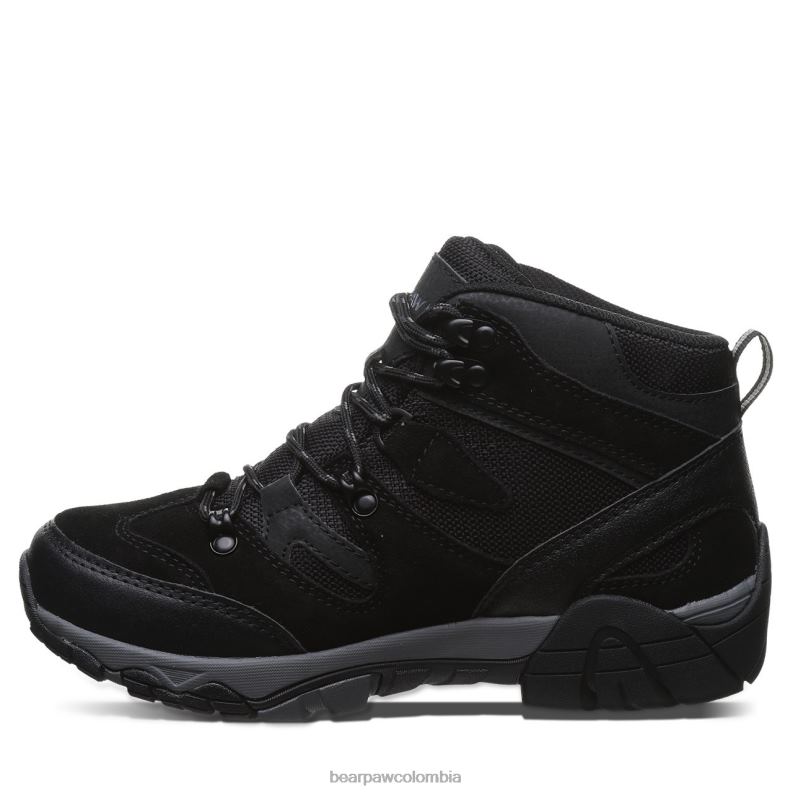 BEARPAW 8B2H329 caminantes negro mujer Córcega amplia