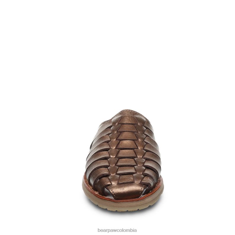 BEARPAW 8B2H359 sandalias bronce metálico mujer zelda