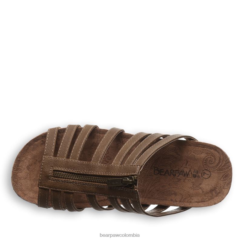 BEARPAW 8B2H361 sandalias marrón mujer sabrina