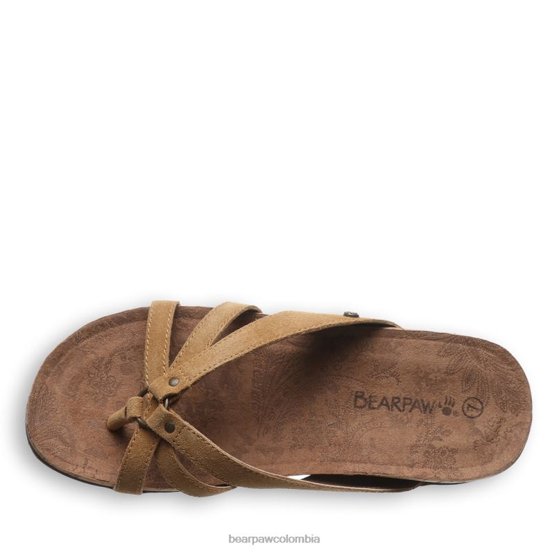 BEARPAW 8B2H363 sandalias café helado mujer adular