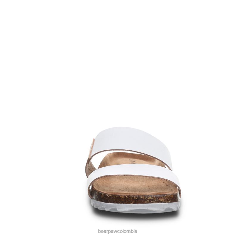 BEARPAW 8B2H366 sandalias blanco mujer marlette
