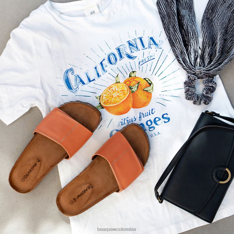 BEARPAW 8B2H367 sandalias naranja mujer sibila