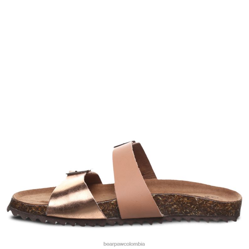 BEARPAW 8B2H370 sandalias equipaje/oro rosa mujer julieta ii
