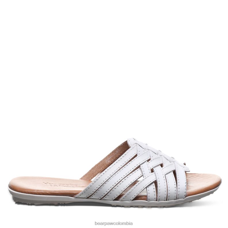 BEARPAW 8B2H385 sandalias blanco mujer elisa