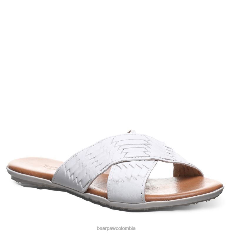 BEARPAW 8B2H388 sandalias blanco mujer ximena