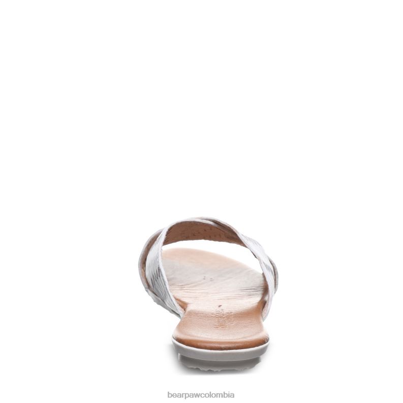 BEARPAW 8B2H388 sandalias blanco mujer ximena