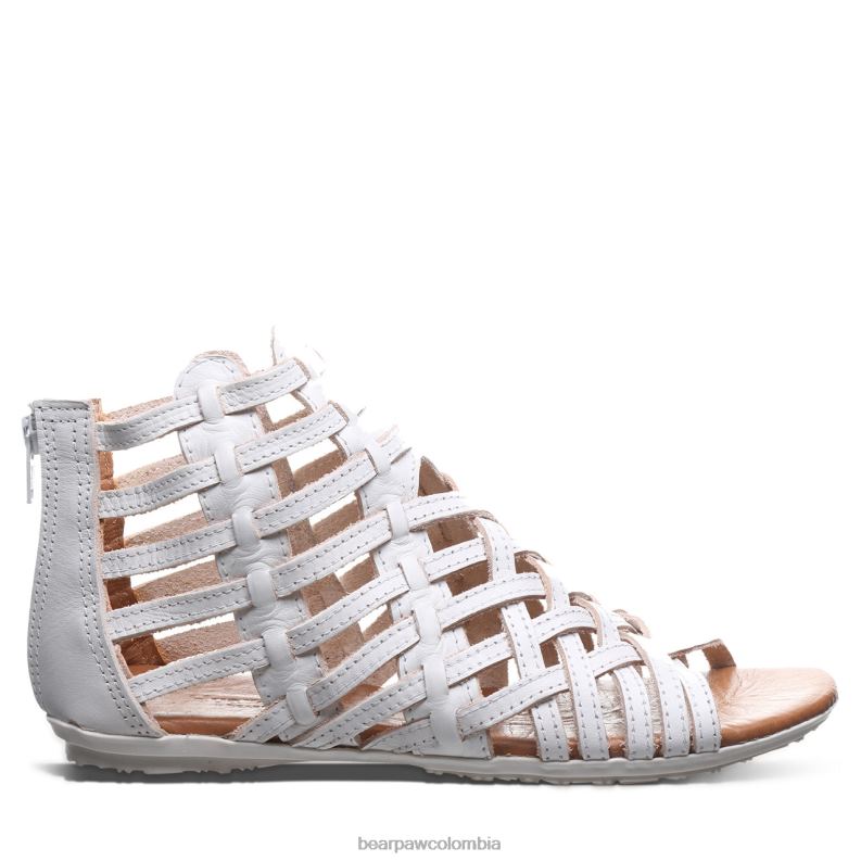 BEARPAW 8B2H391 sandalias blanco mujer juanita