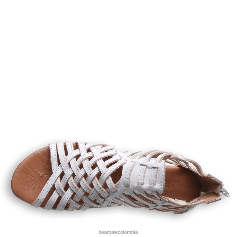 BEARPAW 8B2H391 sandalias blanco mujer juanita