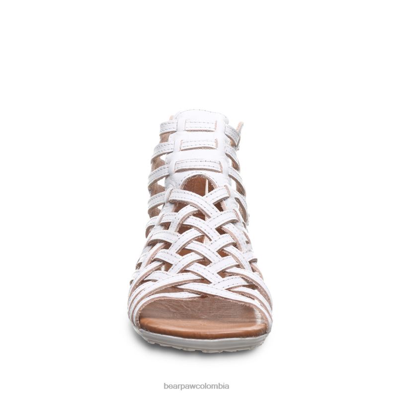 BEARPAW 8B2H391 sandalias blanco mujer juanita