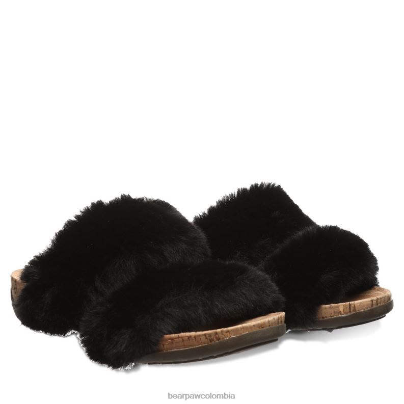 BEARPAW 8B2H398 sandalias negro mujer analia