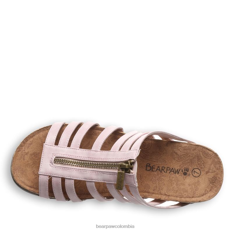 BEARPAW 8B2H399 sandalias Rosa palido mujer sabrina