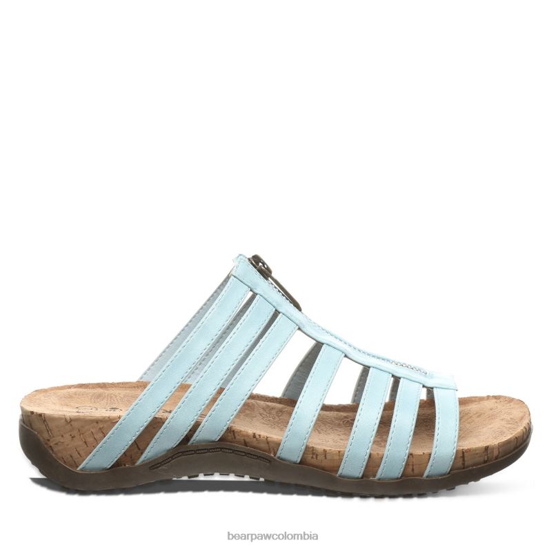 BEARPAW 8B2H400 sandalias azul claro mujer sabrina