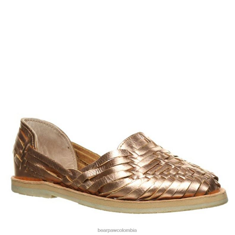 BEARPAW 8B2H423 sandalias oro rosa mujer silvia